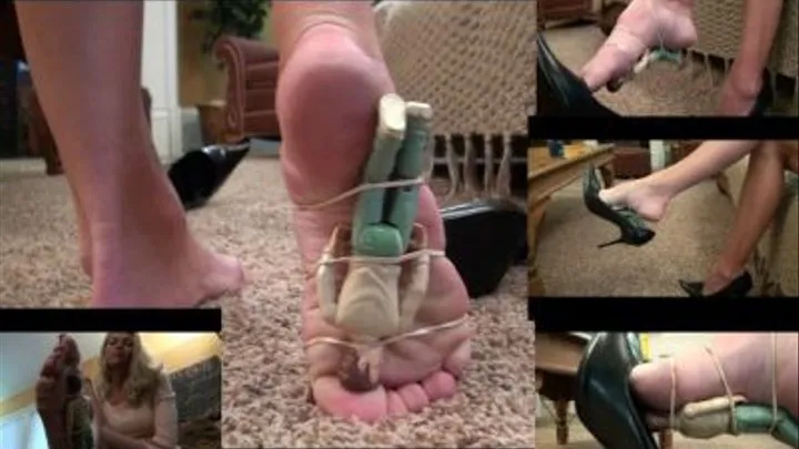 Jenna J Shrinks and Rubberbands Boss to Soles