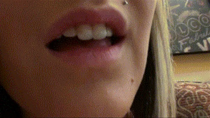 Aliyah Little Step-Brother on Her Tongue Ring