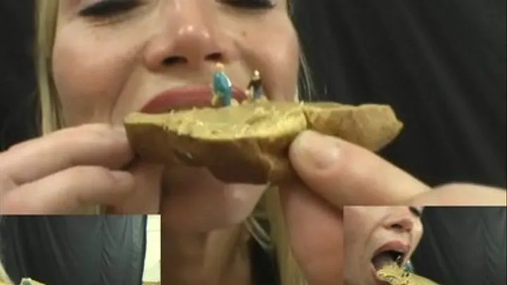 JennaJ eats men in peanut butter