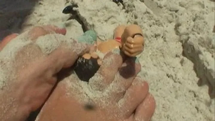 Meme's short man in sand