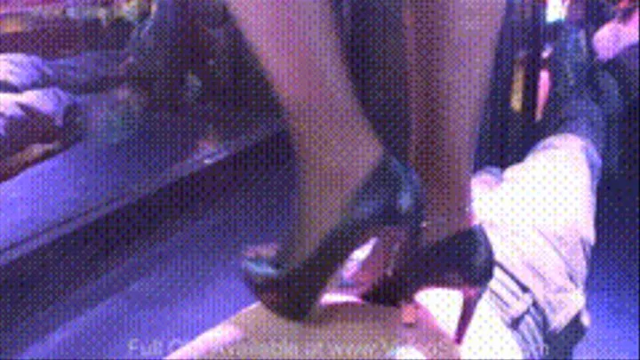 Crystal - Heels & Fishnet stockings Trampling