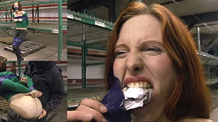 Sarah Gagged and Exposed in a Warehouse