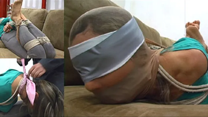 Hooded and Sock Gagged - clip