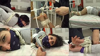 Charlotte Gagged and Bound to a Bed - Part 2