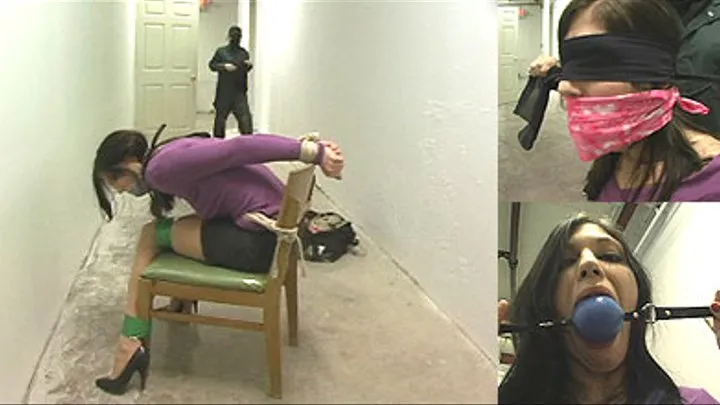 Hunter Ball Gagged then Tied to a Chair! Part 2