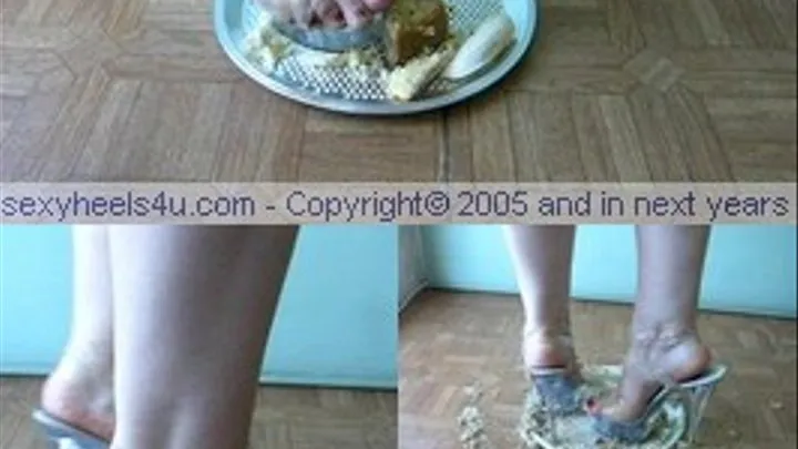 Heels crush cake and banana 01