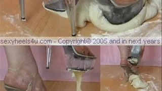 Heels knead dough