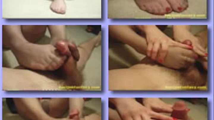 Brown Reinforced Toe Pantyhose Footjob