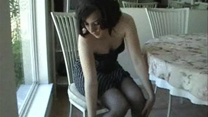 Myra's Sexy Pantyhose Tease (High-Quality DIVX Format)