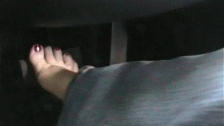 Trina Driving Sebring BareFoot