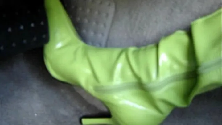 Monicah Revving in Green Boots