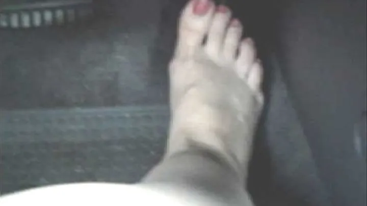 Trina Driving Barefoot 3