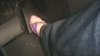 Trina Cranking Purple Sandals