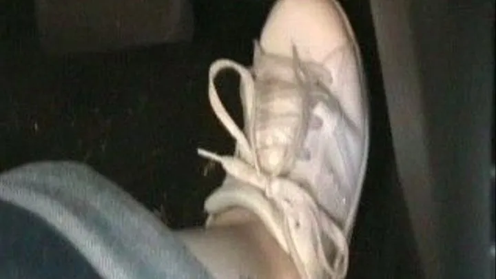 Trina Driving in sneakers