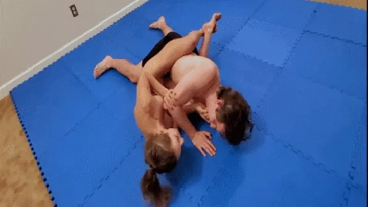 V331 Lora Cross' "Cock-ey" Wrestling Part 1