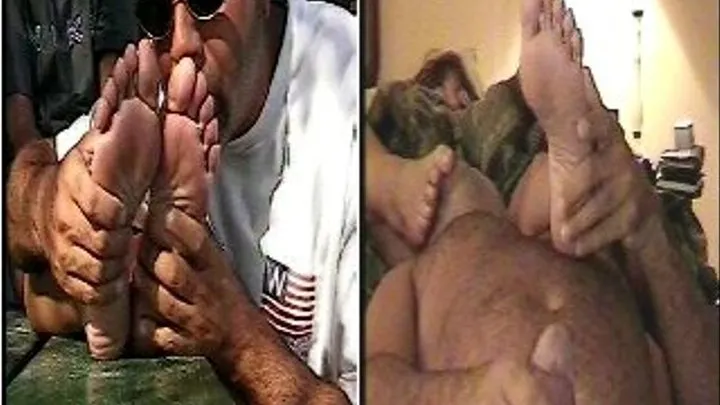 Sole Sniffing & Sole Smother Cumshot Combo