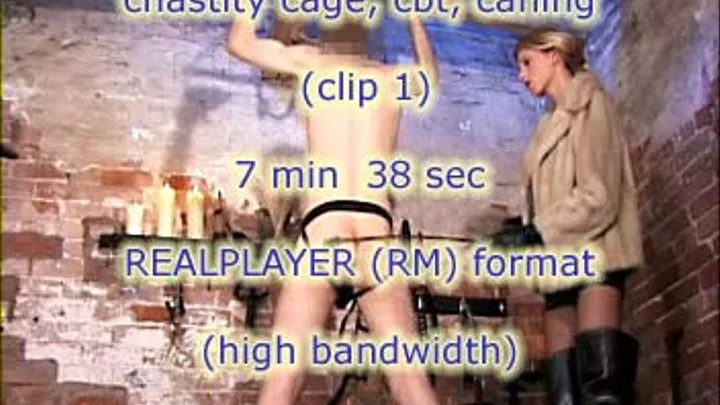 Lady Samantha and hersub in Dungeon scene 1 part 1 - high bandwidth