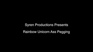 Rainbow Unicorn Ass Pegging