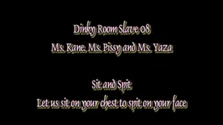 Dinky Room Slave08 Sit and Spit