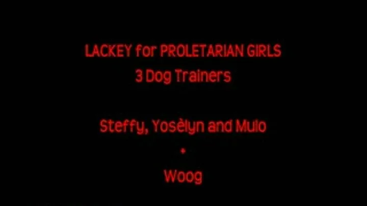 Lackey for Proletarian Girls - 3 Trainers