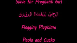 Slave for pregnant girl - 09 - Flogging Play Time.