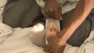 Nurse get tickle on her feet & ass