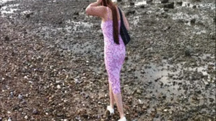 Kitten Heels on Stony Beach