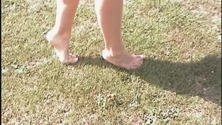 Bare Foot on the Grass