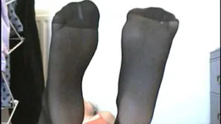 Black Stocking'd Soles (HIGH QUALITY )