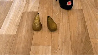 Pears destroyed with my peep toes high heels shoes