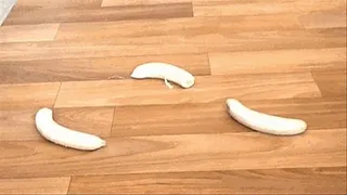 Banana's crushed with my barefeet