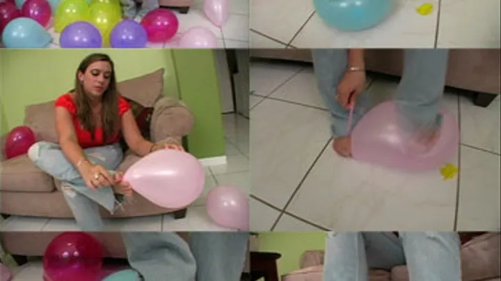 Vanessa Lee's Barefoot Balloon Pop (QUICKTIME)