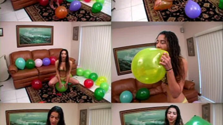 Jenn Capone Pops Balloons