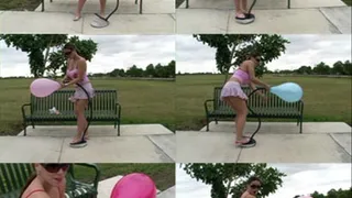 Megan's Foot Pump Pop At The Park