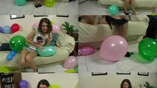 Lana Pops A Couch Full Of Balloons (QUICKTIME)