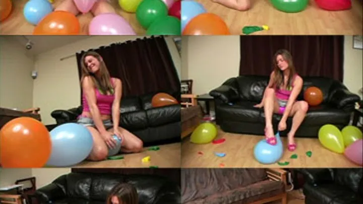 Krista 20 Balloon Play and Pop (QUICKTIME)