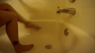 Washing her feet