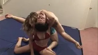 Submission male vs female wrestling- part 5