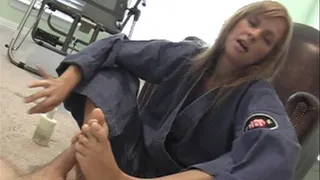 Sweet Eruption-Karate Chick Footjob! (Full video)