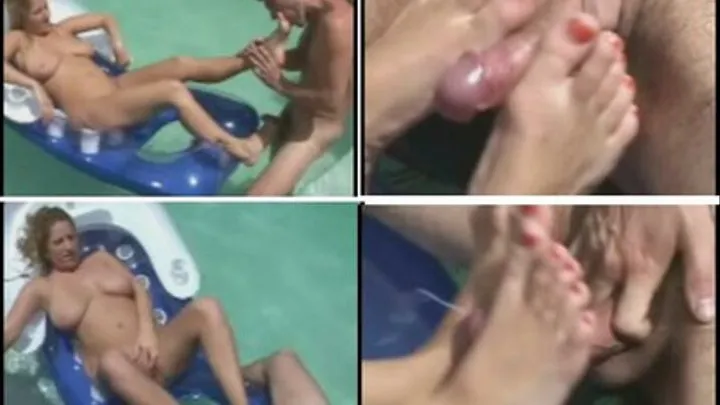 part 1, Pooltime footjob