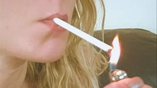 part 1, Adorable blond smokes for us