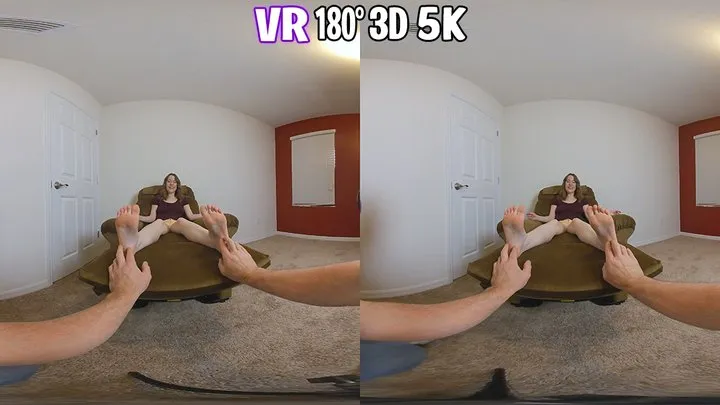 YOU Tickle Size 2 Feet - Virtual Reality 180° 3D