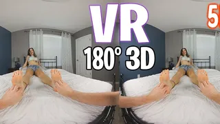 Dacey's Ticklish Feet VR - Virtual Reality 180° 3D