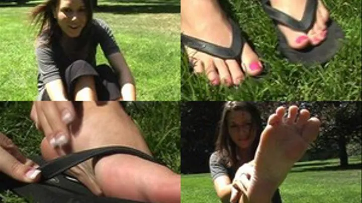 Sniffing Tonya's Grassy Soles Pt. 1