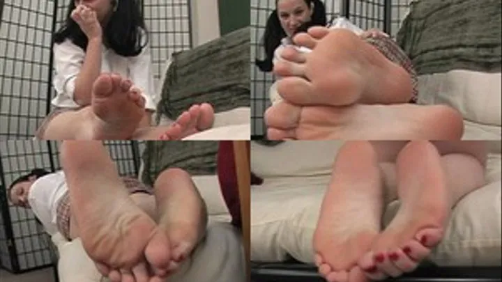 Sniffing Samantha's SG Sox And Feet Pt. 2