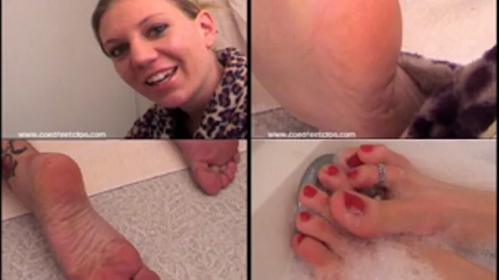 Lexie's Bubble Bath Feet Pt. 1