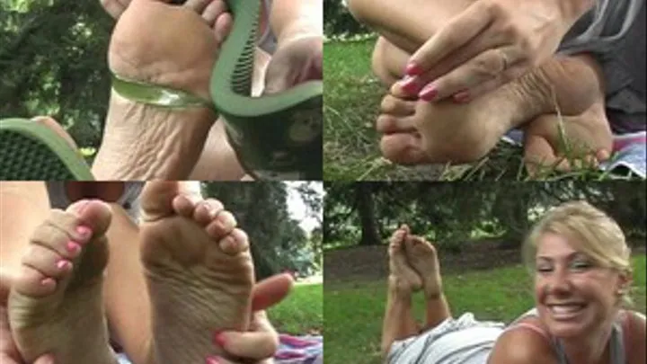 Cher's Bare Feet In The Grass