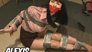 Alexis Bound and Gagged with Duct Tape