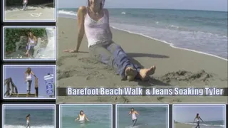 Barefoot Beach Walk Wet Jeans & Shirt - Full Version