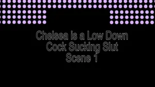 Chelsea is a Low Down Cock-Sucking Slut 1